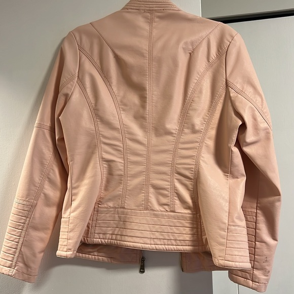 Pink Pleather Jacket - Picture 4 of 4